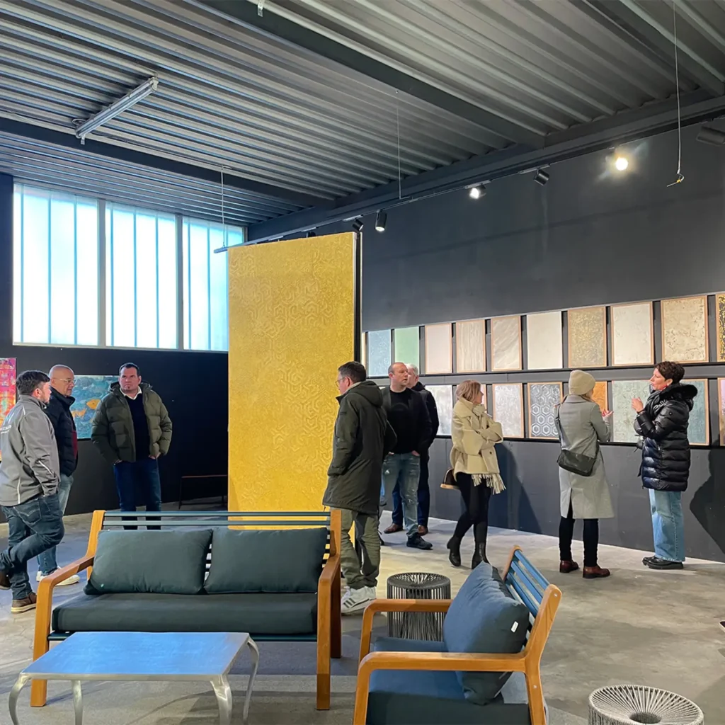 Besichtigung der Wandgalerie