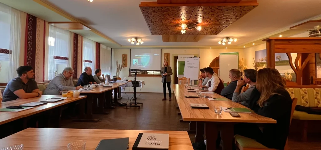 Präsentation von Gabi Fasching beim Markenpartnertreffen 2025